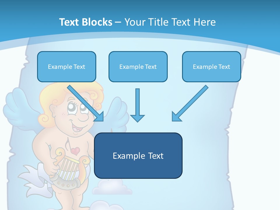 Message Happiness Letter PowerPoint Template