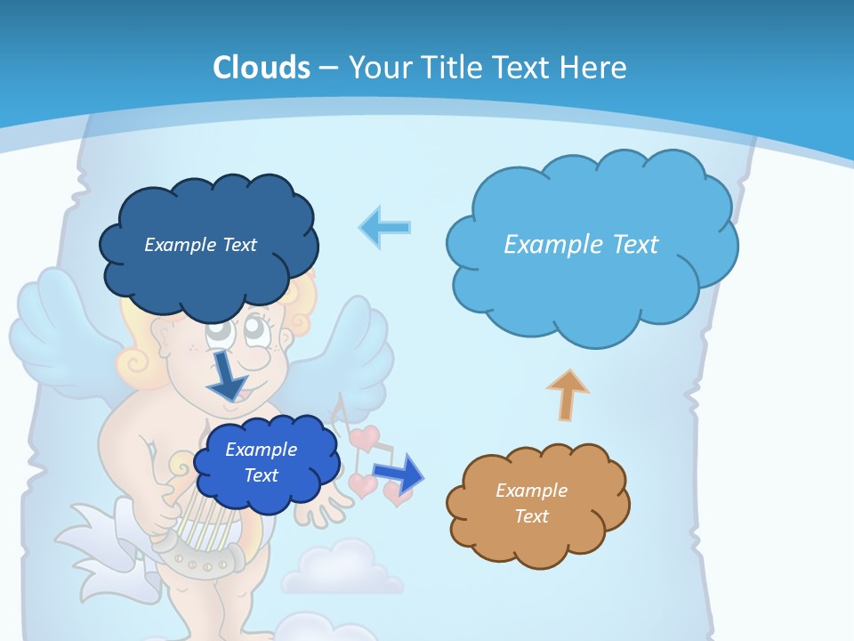 Message Happiness Letter PowerPoint Template