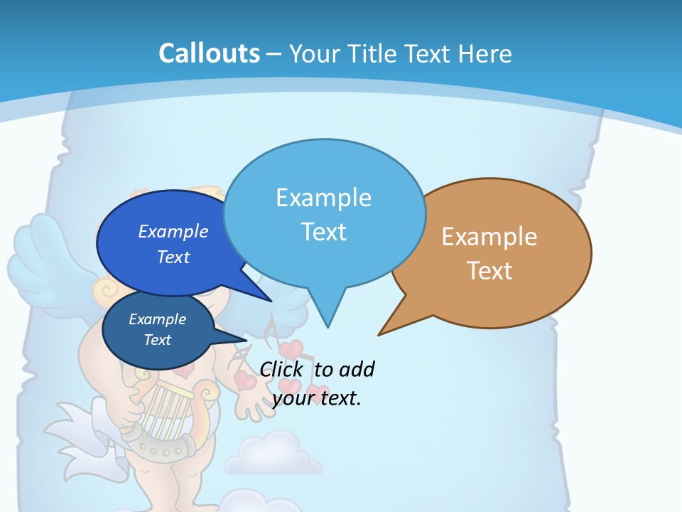 Message Happiness Letter PowerPoint Template