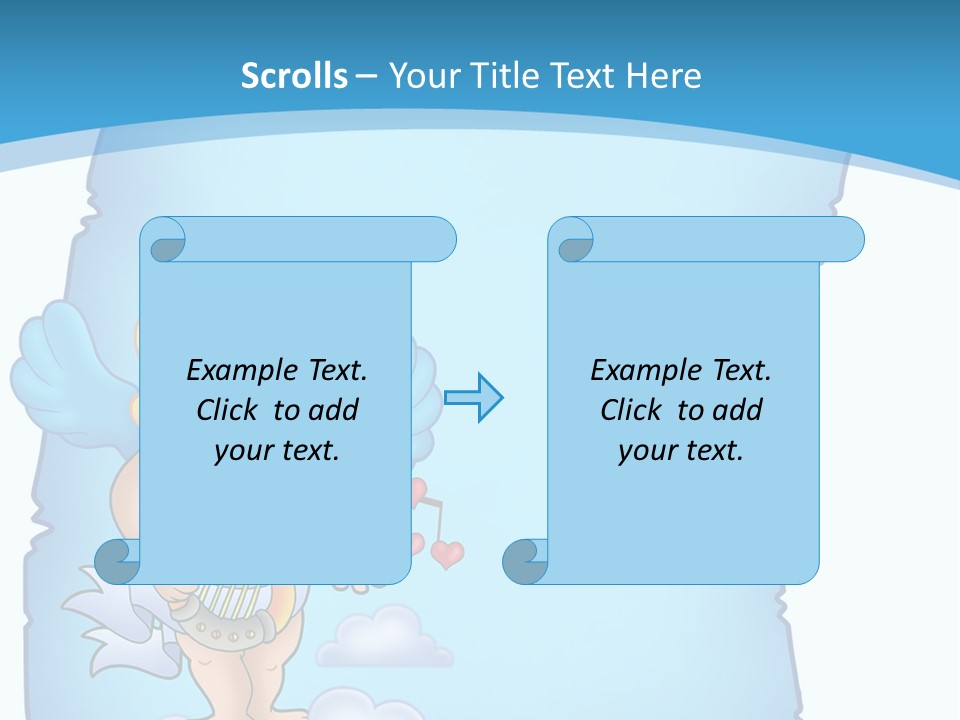 Message Happiness Letter PowerPoint Template