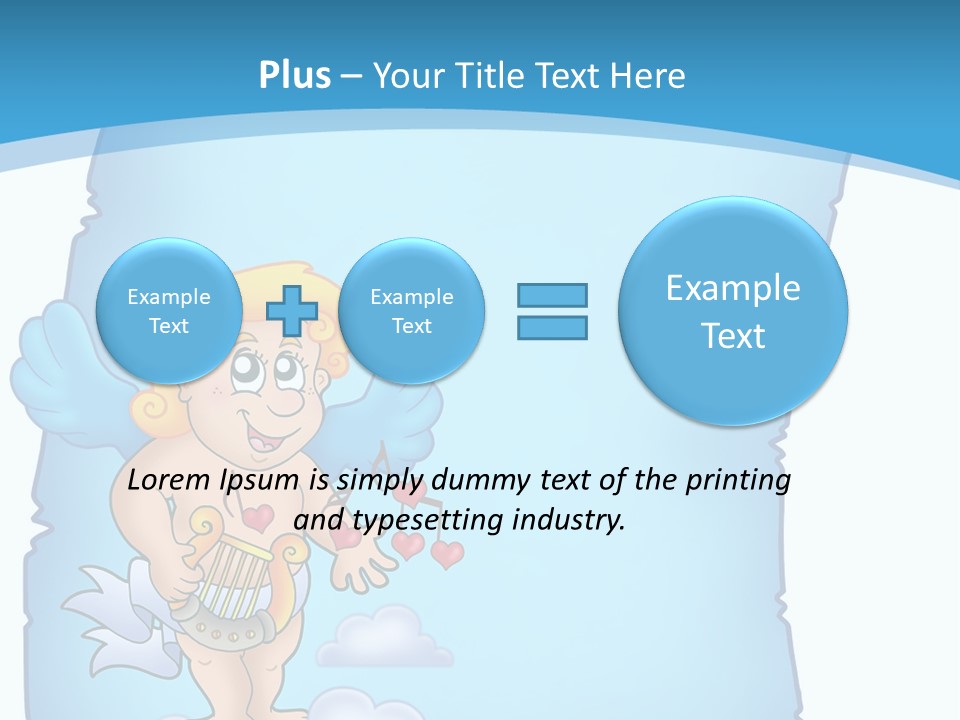 Message Happiness Letter PowerPoint Template