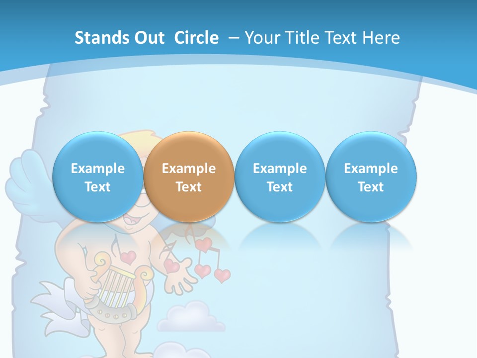 Message Happiness Letter PowerPoint Template