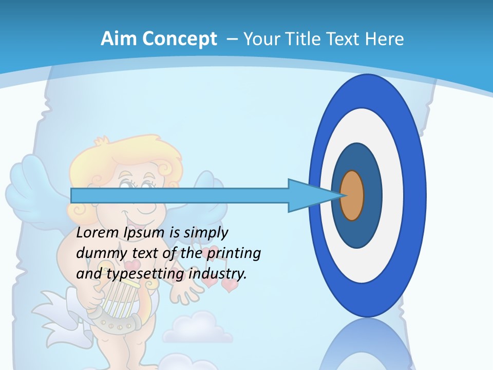 Message Happiness Letter PowerPoint Template