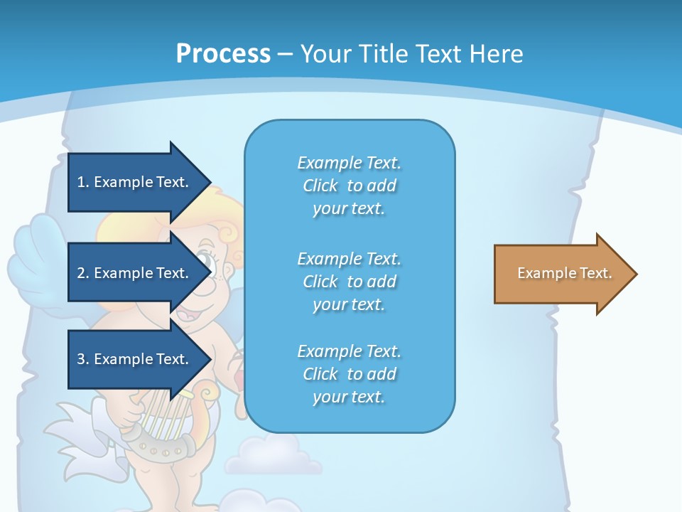 Message Happiness Letter PowerPoint Template
