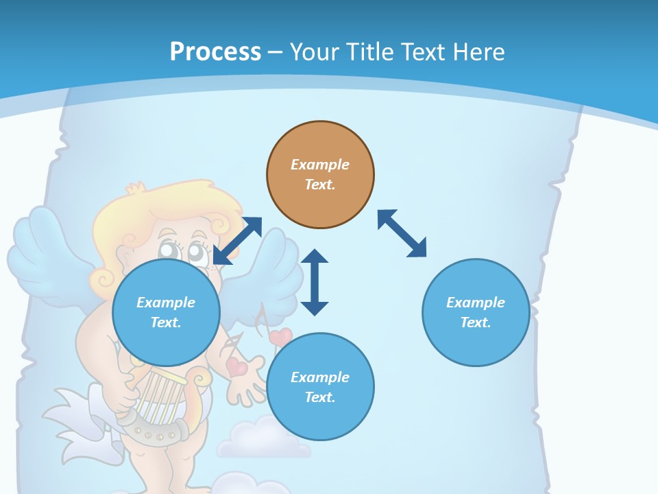 Message Happiness Letter PowerPoint Template