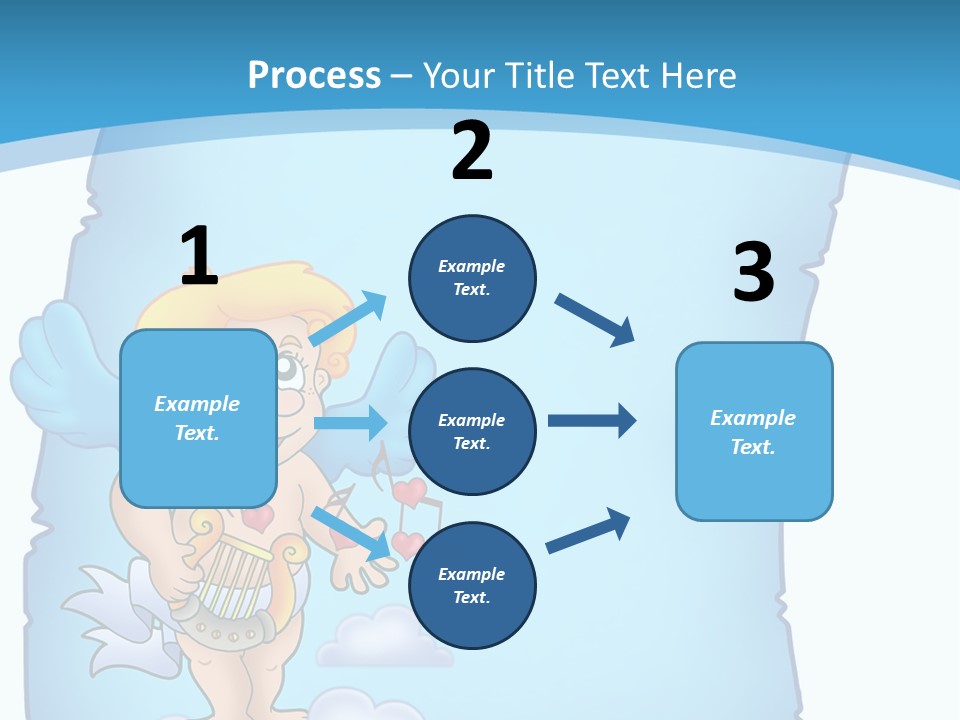 Message Happiness Letter PowerPoint Template