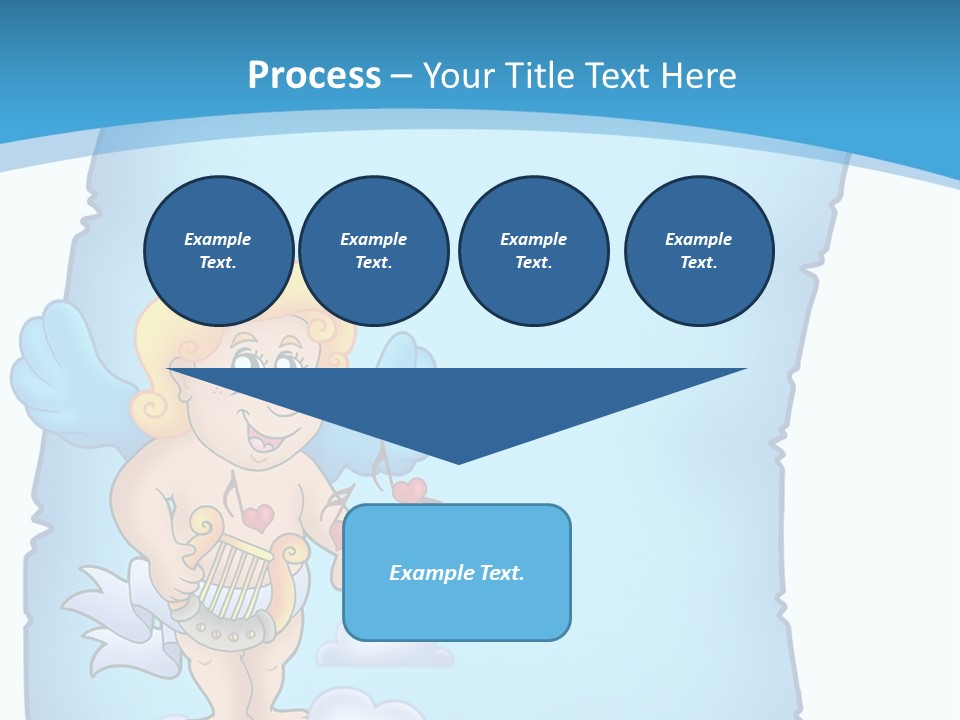 Message Happiness Letter PowerPoint Template