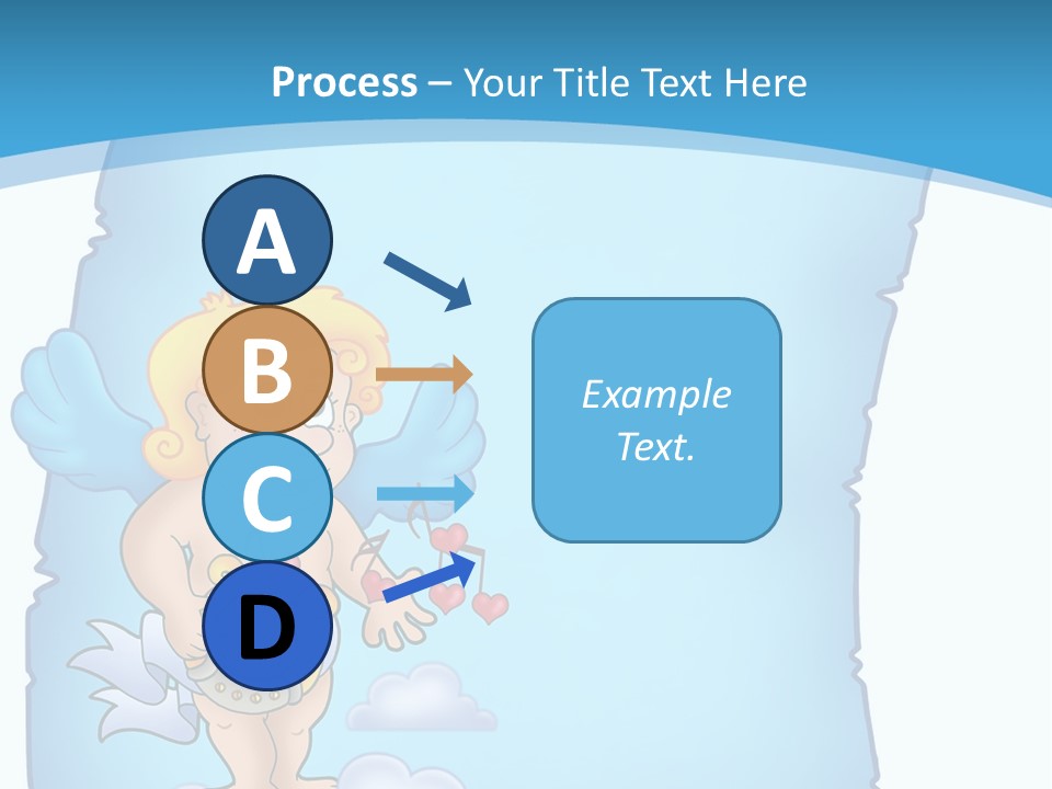 Message Happiness Letter PowerPoint Template