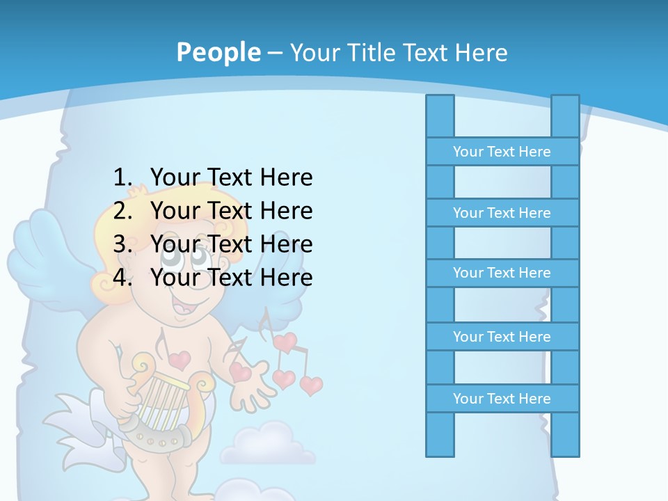 Message Happiness Letter PowerPoint Template