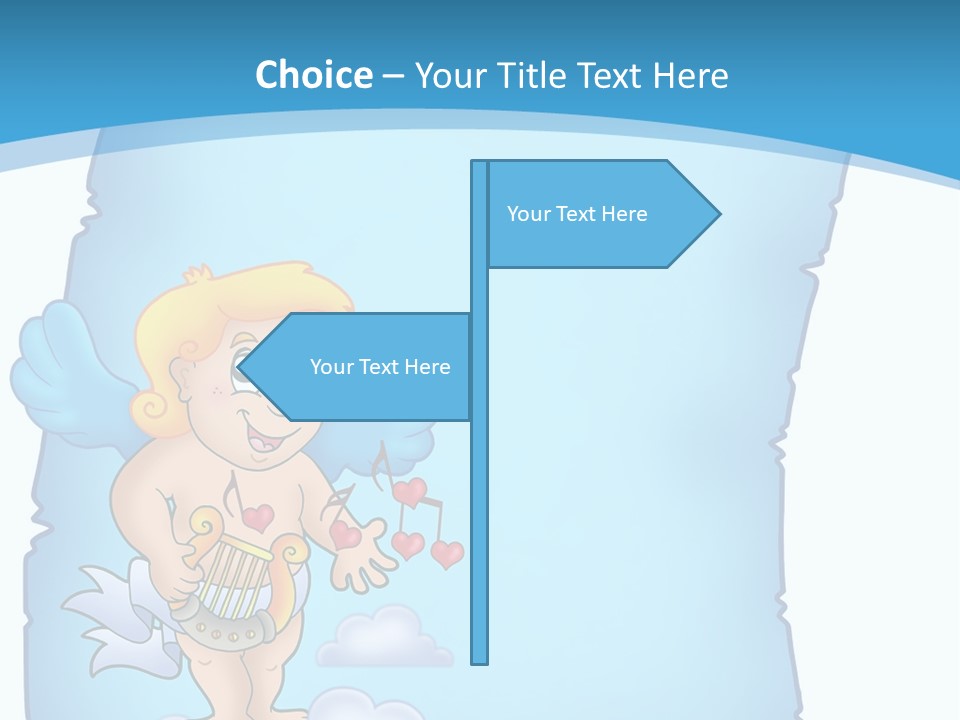 Message Happiness Letter PowerPoint Template