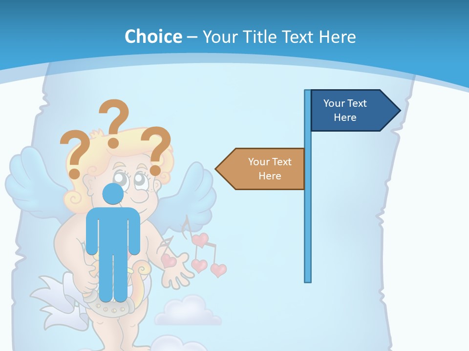 Message Happiness Letter PowerPoint Template