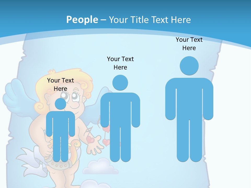 Message Happiness Letter PowerPoint Template