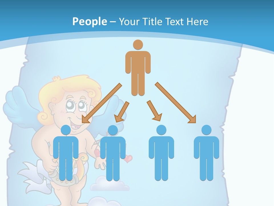 Message Happiness Letter PowerPoint Template