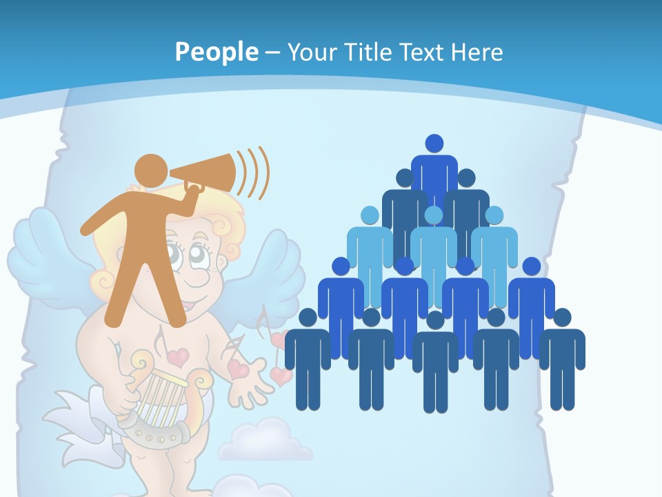 Message Happiness Letter PowerPoint Template