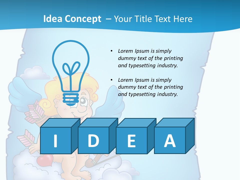 Boy Design Smiling PowerPoint Template