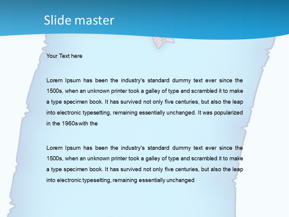 Heaven February Arrows PowerPoint Template