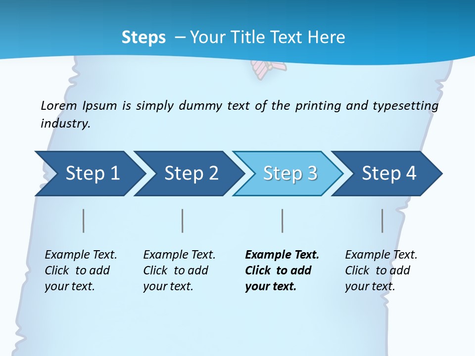 Heaven February Arrows PowerPoint Template