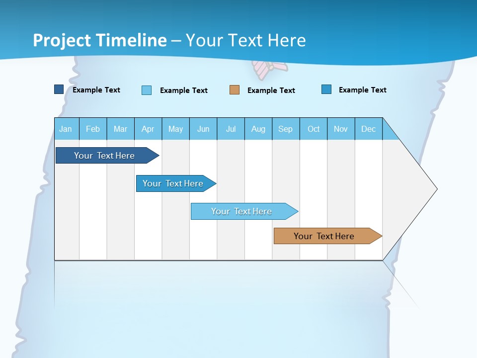 Heaven February Arrows PowerPoint Template