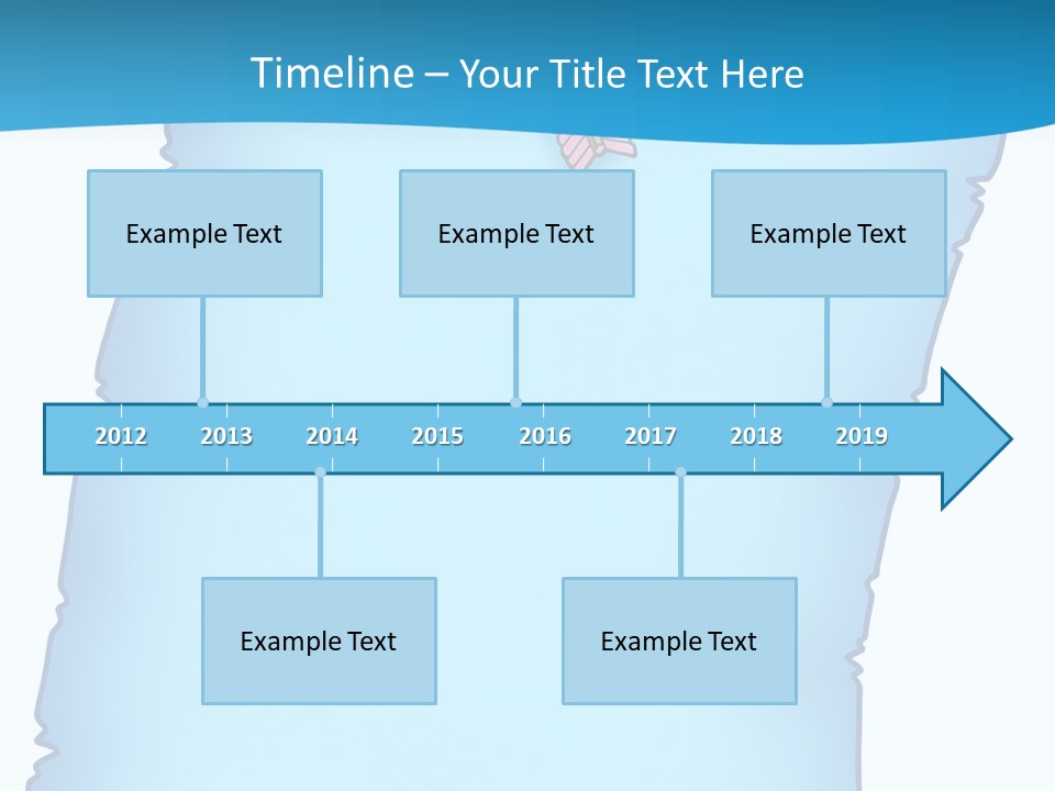 Heaven February Arrows PowerPoint Template