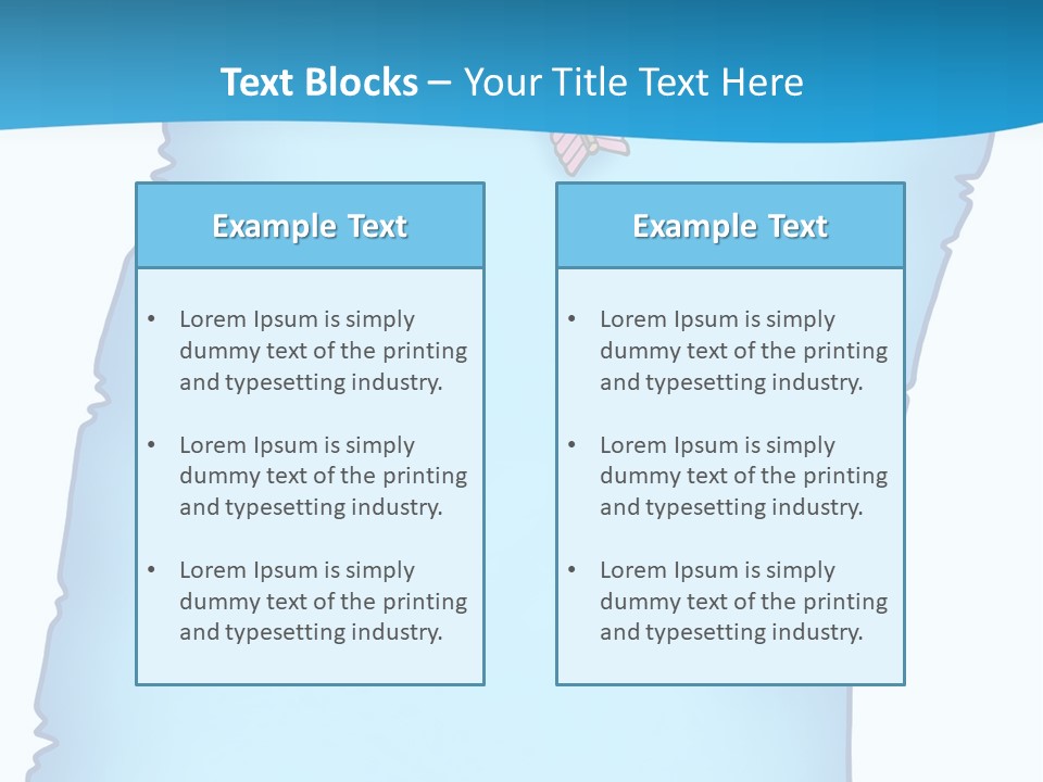 Heaven February Arrows PowerPoint Template