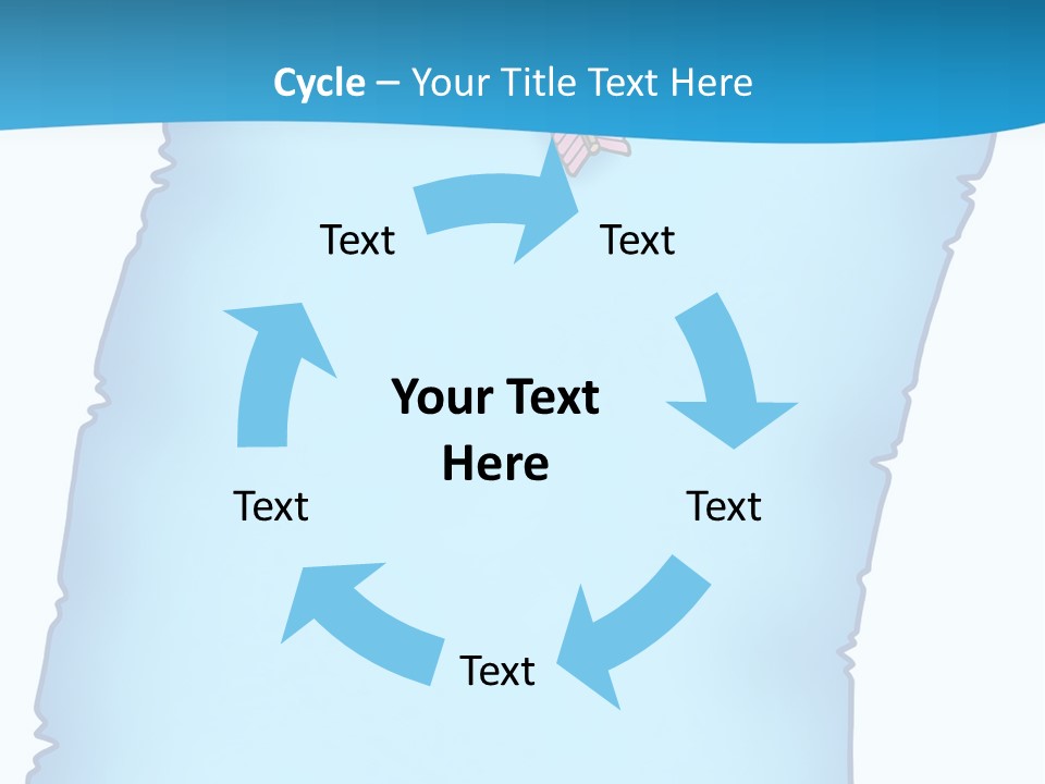 Heaven February Arrows PowerPoint Template