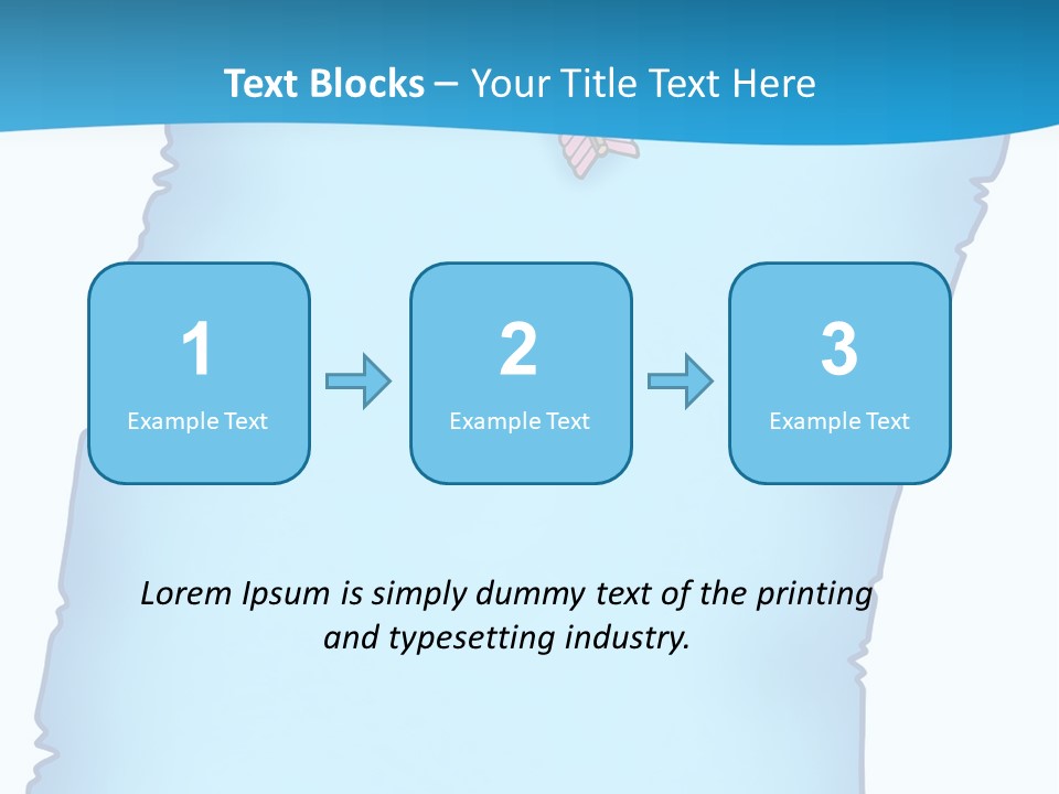 Heaven February Arrows PowerPoint Template