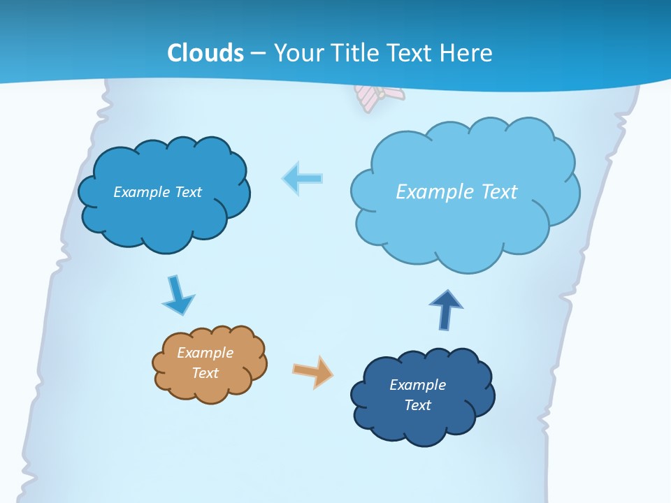 Heaven February Arrows PowerPoint Template