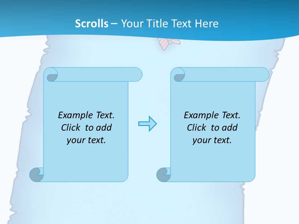 Heaven February Arrows PowerPoint Template