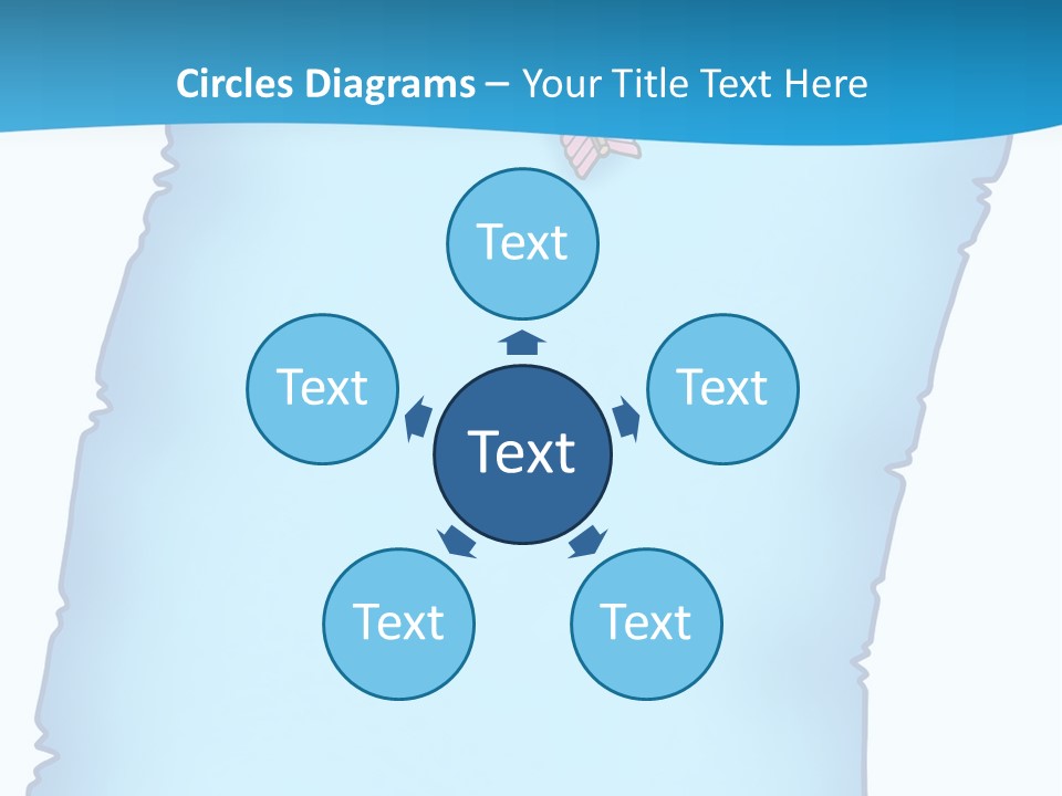 Heaven February Arrows PowerPoint Template