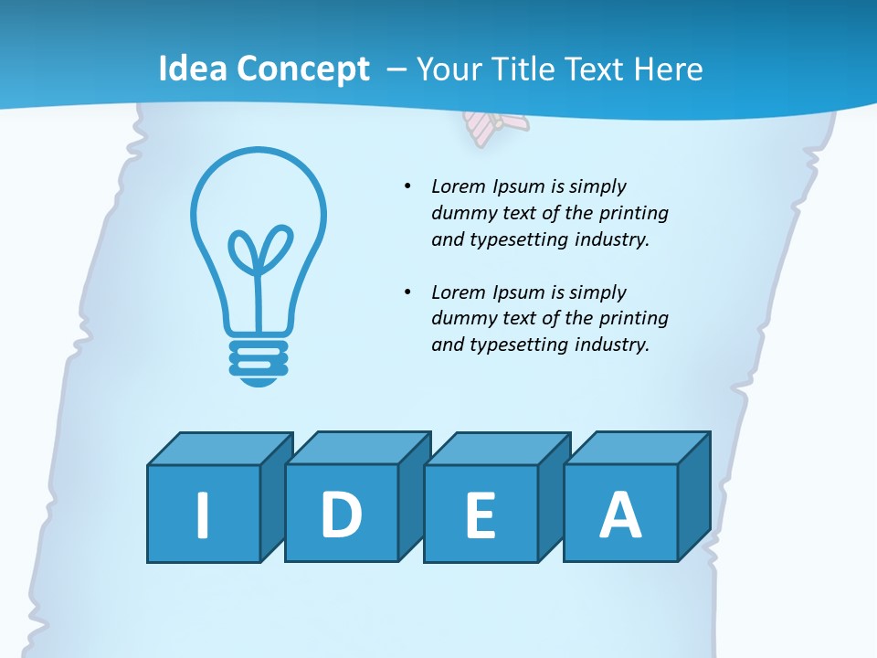 Heaven February Arrows PowerPoint Template