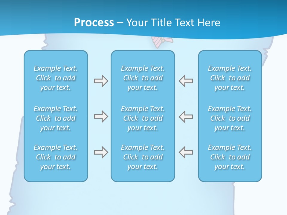 Heaven February Arrows PowerPoint Template