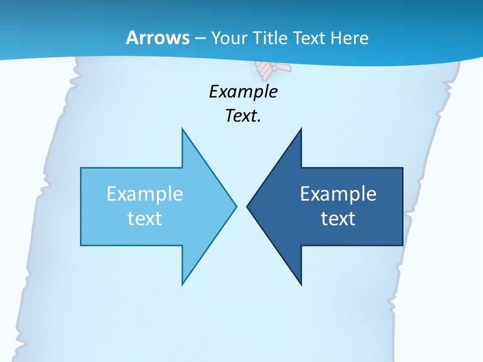 Heaven February Arrows PowerPoint Template