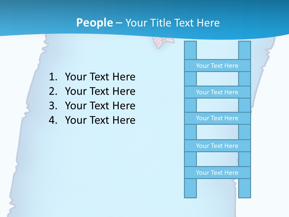 Heaven February Arrows PowerPoint Template