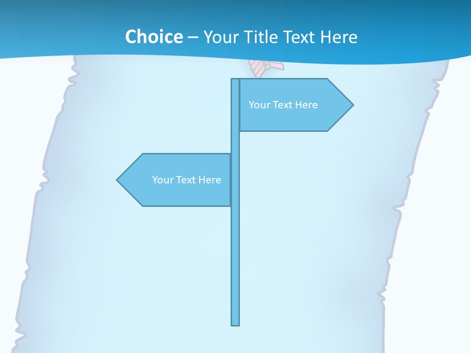 Heaven February Arrows PowerPoint Template