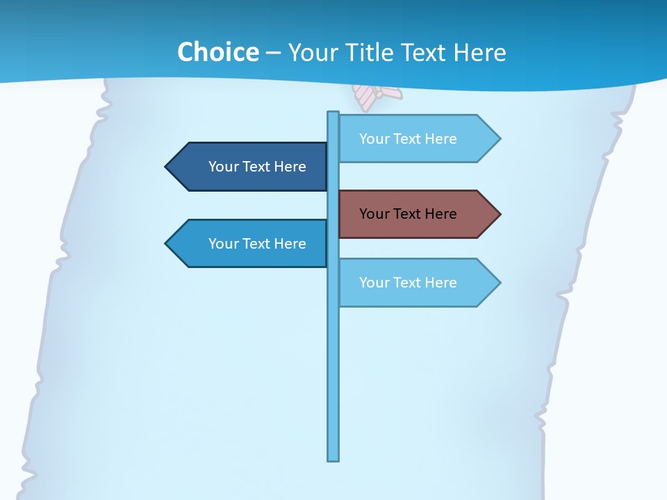 Heaven February Arrows PowerPoint Template