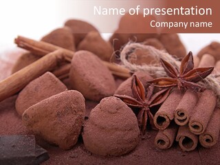 Spice Dessert Candy PowerPoint Template