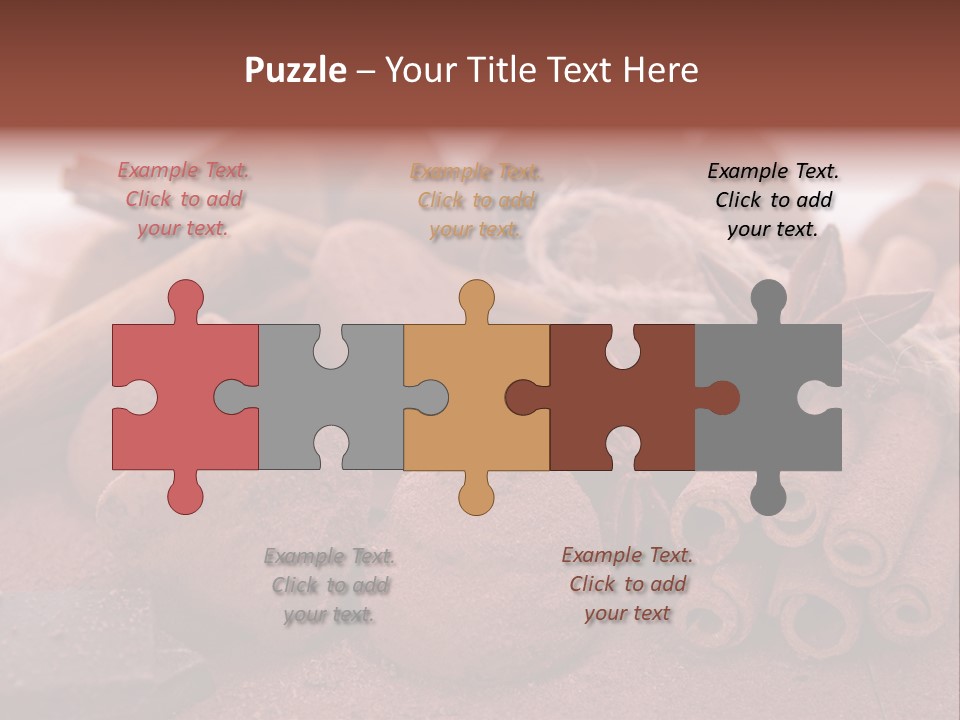 Spice Dessert Candy PowerPoint Template