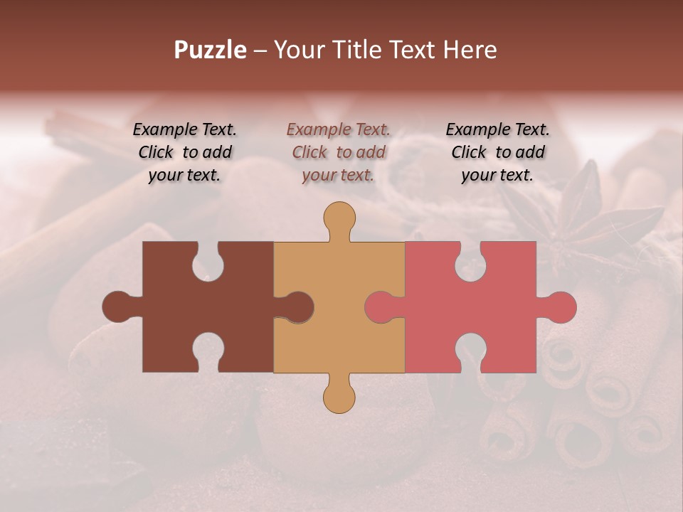 Spice Dessert Candy PowerPoint Template