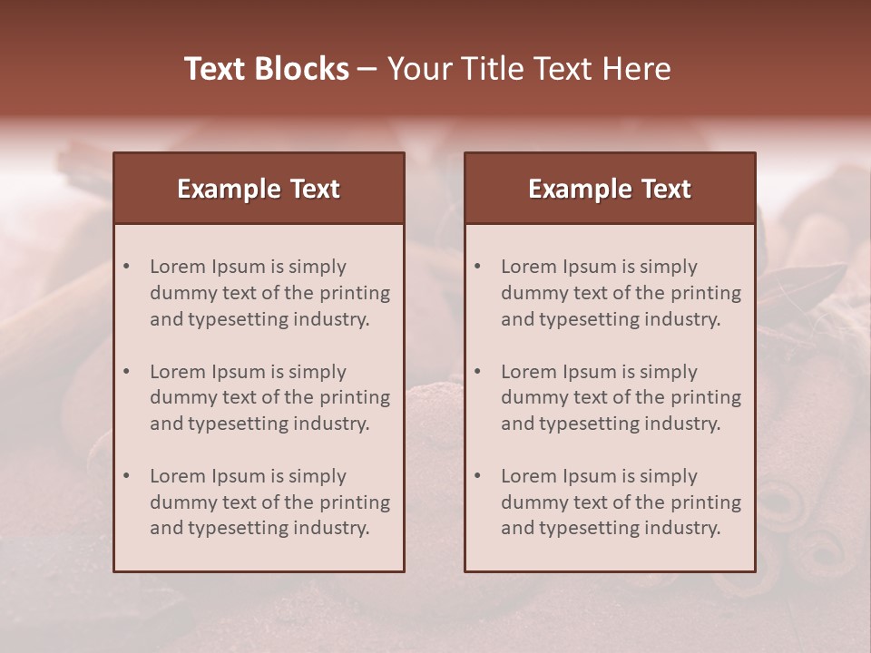 Spice Dessert Candy PowerPoint Template
