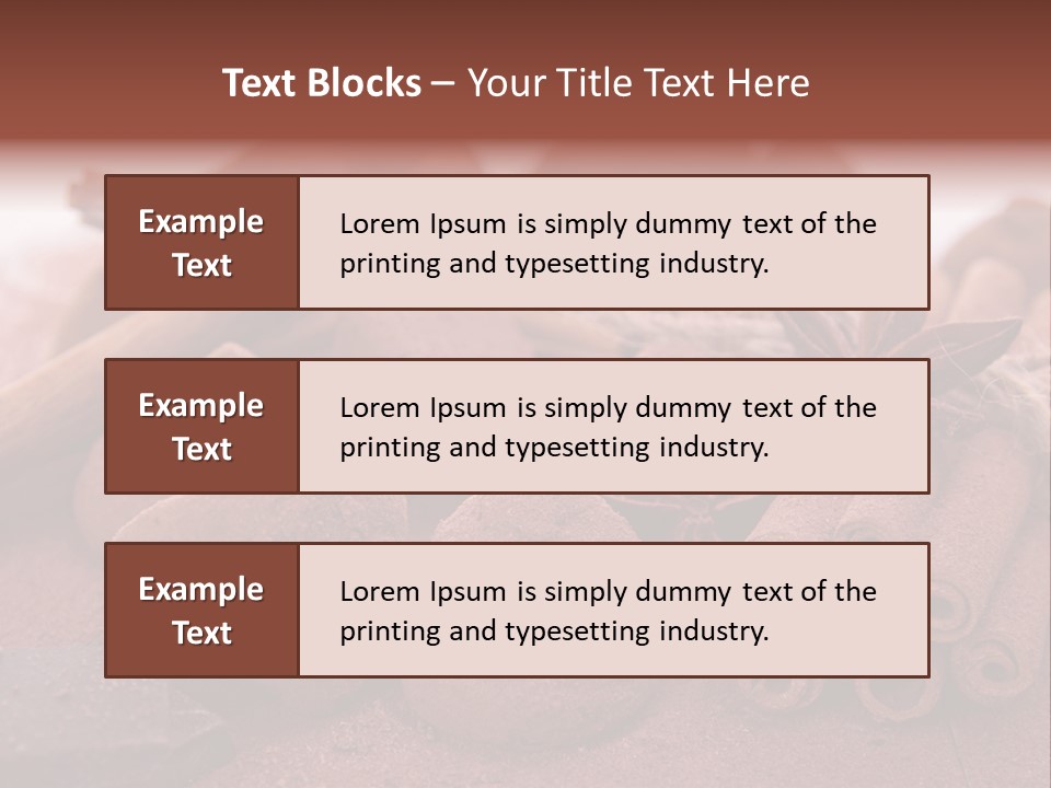 Spice Dessert Candy PowerPoint Template