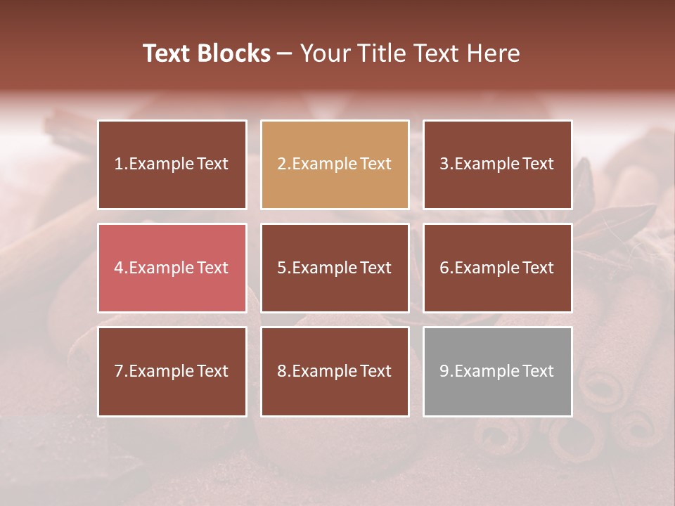 Spice Dessert Candy PowerPoint Template