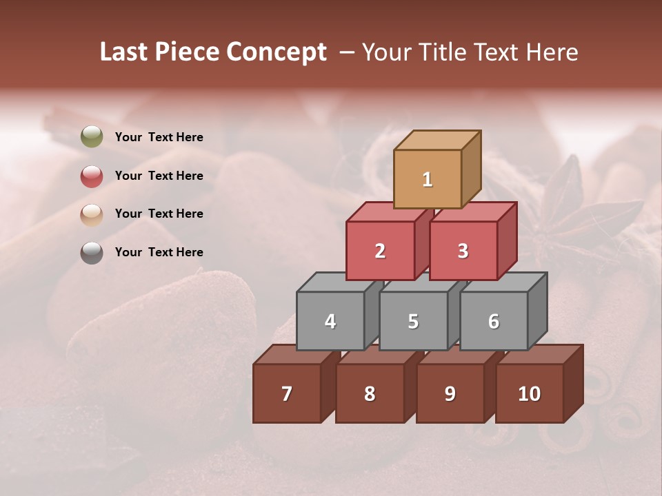 Spice Dessert Candy PowerPoint Template
