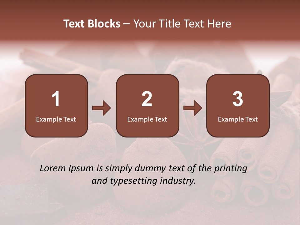 Spice Dessert Candy PowerPoint Template