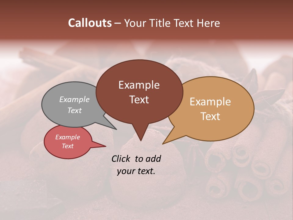 Spice Dessert Candy PowerPoint Template