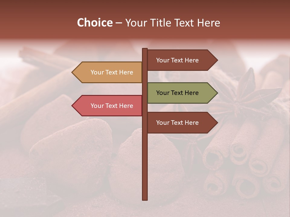 Spice Dessert Candy PowerPoint Template