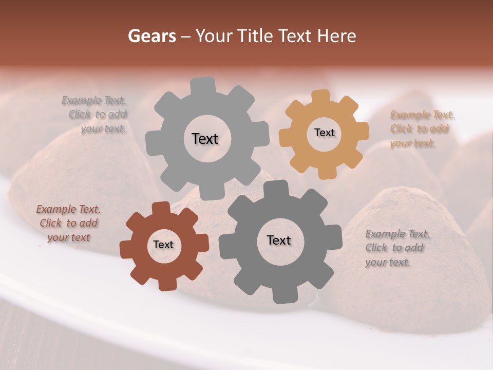 Gourmet Festive Culinary PowerPoint Template