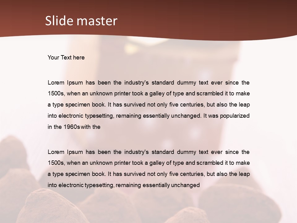 Sweet Confectionery Food PowerPoint Template