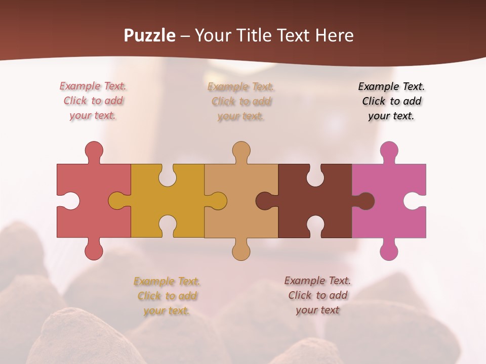 Sweet Confectionery Food PowerPoint Template