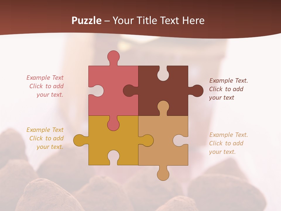 Sweet Confectionery Food PowerPoint Template