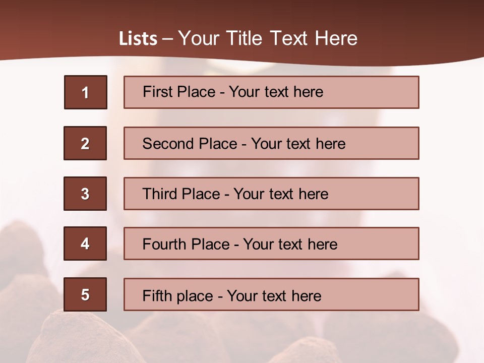 Sweet Confectionery Food PowerPoint Template